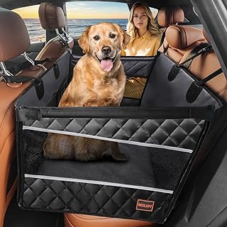 MIXJOY Hunde Autositz Extra Stabiler, Hundesitz Auto Wasserdichter Rutschfester Hundeautositz Hun…