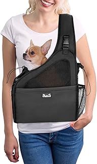 Nasjac Haustier Hund Riemen-Fördermaschine, Welpe Reisetasche Tote Hundetasche Verstellbarer Gep…