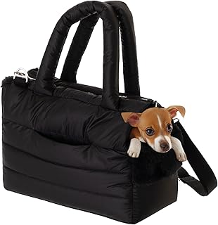 PillowPrim Hundetasche, Welpentasche – Tragetasche für kleinen und mittleren Hund, Katze – M – b…