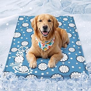 Pet Prime Kühlmatte Hund 90x60cm, Kühlmatte für Hunde, Hunde Kühlmatte für Kisten, Hundehüt…