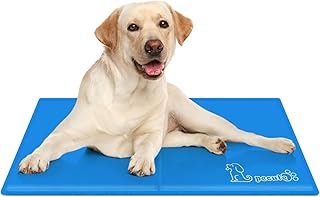 Pecute Kühlmatte für Hunde, langlebiger, Upgrade, Oxford-Stoff + PVC, Dicke 0,4 mm, automatisch…