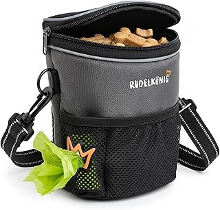 Rudelkönig Leckerlitasche für Hunde – Praktische Gassi Tasche Hund für das Hundetraining – Fut…