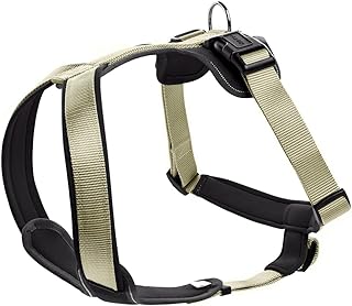 HUNTER Hundegeschirr NEOPREN, Farbe: oliv/schwarz, strapazierfähiges Nylon, mit weichem Neopren …