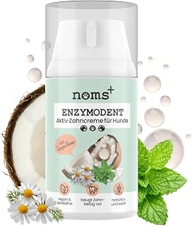 noms+ Enzymodent Enzymatische Hundezahnpasta mit natürlicher Pflege- und Präventionsformel gege…