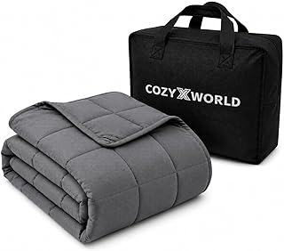 Gewichtsdecke135x200 cm 9kg,Anti-Stress-Therapiedecke, Weighted Blanket für Erwachsene mit Schla…