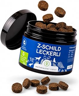 Z-Schild Snacks für Hunde – 140 Funktionssnacks für das Immunsystem – Mit Schwarzkümmelöl…