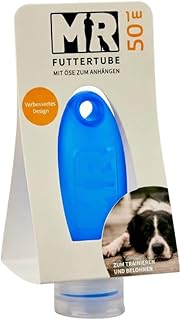 Martin Rütter Futtertube für Hunde 50 ml Kobaltblau – Leckerli-Tube aus BPA-freiem Silikon, b…
