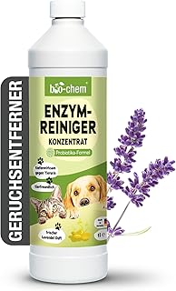 bio-chem Enzymreiniger Konzentrat EXTREM STARKER GERUCHSENTFERNER -1000 ML für bis zu 11L – Mikr…