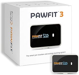 Pawfits 3-GPS-Tracker für Hunde und Katzen| Live-Satellitenortung Weltweit| Weglaufalarm | intel…
