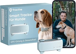 Tractive GPS Tracker Hund | 2025 Edition | Live-Ortung | Weglaufalarm | Aktivitätstracking | Ges…