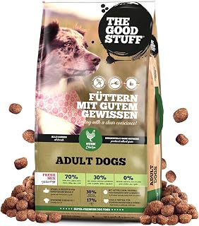 The GOODSTUFF Huhn (Adult) 12,5 kg | Hochwertiges Hundetrockenfutter getreidefrei | Mit frische…