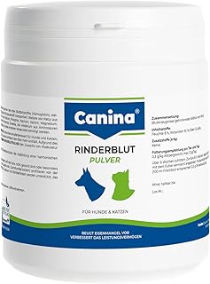 Canina Rinderblutpulver für Hunde & Katzen, 1er Pack (1 x 250 g)