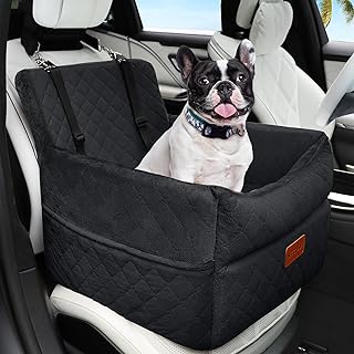 Hunde Autositz für kleine bis mittlere Hunde, Waschbarer hundesitz Auto mit Aufbewahrungstaschen…