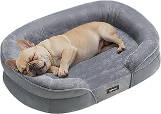 Feandrea Hundebett, Hundekissen, für mittelgroße Hunde, 76 x 51 x 18 cm, orthopädisch, wasserd…