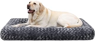 KSIIA Hundebett Grosse Hunde, Waschbar Hundekissen flauschig, Hundematte für große, mittelgroß…