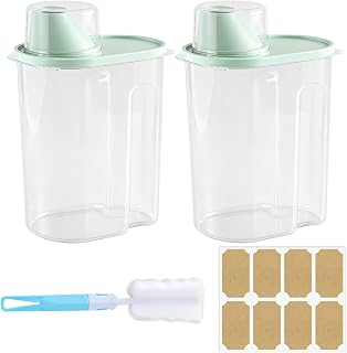 2er-Pack Futterbehälter Hund, 2.5L Tierfutterbehälter Luftdichte Hundefutter Vorratsbehälter, …