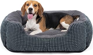 FURTIME Hundebett Mittelgroße Hunde, Hundekorb Waschbar Flauschig, Rutschfestes Hundekörbchen H…