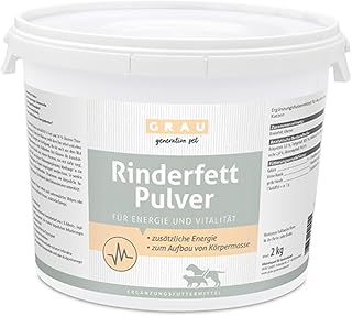 GRAU – das Original – Rinderfettpulver, der schelle Energielieferant mit 80% Fettanteil, 1er Pack…