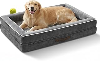 Upvilla Orthopädisches Hundebett XL, Hundekorb Waschbar | mit Eierförmiger Kistenschaum，Wasse…