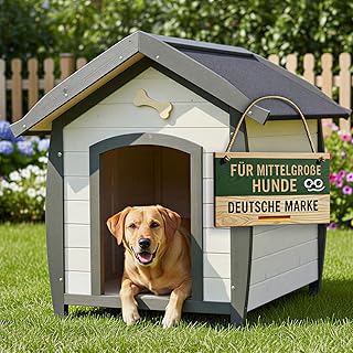 zooprinz Hundehütte Bella – Hundehaus aus massivem Holz | Hundehaus aus massivem Holz, in mode…