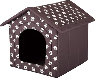 Pillowprim Hundehütte Hundehöhle Hundebett Hundehaus Katzenhöhle Tierbett XXL – 70×60 cm braun…