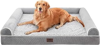 WESTERN HOME Hundebett Grosse/Mittelgroße Orthopädisches Hundebett Hundekissen Wasserdicht Hund…