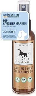 LILA LOVES IT Natürlicher Insektenschutz für Hunde – Anti Zecken Spray mit ätherischem Öl, …