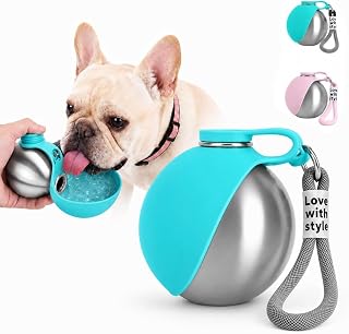 Trinkflasche Hunde für Unterwegs. 304 Edelstahl, Auslaufsicher 285ml | Trinkflasche Hunde für U…