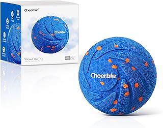 Cheerble Wicked Ball AIR – Interaktiver Hundeball mit 3 Spielmodi, Blau | Selbstbewegendes Hundes…