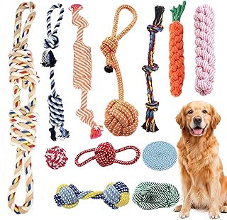 12 Stück Hundespielzeug Set,Welpenspielzeug,Langlebiges Hundespielzeug, Welpe Für Kleine Mittel…