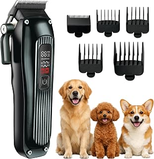 Hundeschermaschine für dickes dichtes Fell – leise Profi Schermaschine für Hunde Fellpflege – H…