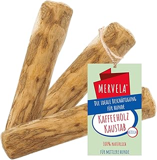 Kaffeeholz M für mittlere Hunde – Natürliches Kauholz 3 Stück | 100 % natürliches Kaffeehol…