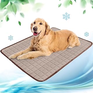 NIBESSER Kühlmatte für Hunde Pet Dog Cooling Mat Sommer Selbstkühlende Matte Hunde Katzen Haus…