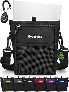 Gobeigo【Version mit Silikon-Einsatz】Hundeleckerli-Beutel mit Trainings-Clicker, 2-facher Magn…