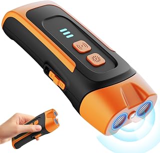 Anti Bell Gerät Hunde, Antibell Ultraschall Gerät Wiederaufladbar, 35 Fuß Handgerät Hundegebe…
