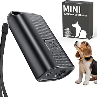 Anti Bell Gerät Hunde, Tragbarer Antibell Ultraschall Gerät, Leistungsstarkes Hunde Bellen Stop…