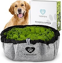 Tierfein Schnüffelteppich Hund waschbar für kleine & große Hunde | Intelligentes Hundespielzeu…