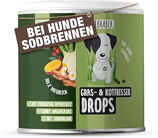 Gras und Kotfresser Drops Hund bei Sodbrennen Hund mit Ulmenrinde für Hunde | Tierärztlich entw…