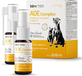 Lab-v ADE Complex Spray für Hunde und Katzen – Ergänzungsfuttermittel mit Vitamin A, D3 und E…