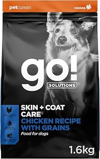 Go! Solutions Hundetrockenfutter Huhn Skin + Coat Care, 1,6 kg | Hundefutter trocken für Haut & …