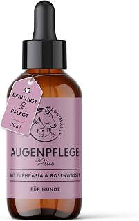 Annimally Augenpflege Plus – Natürlicher Augenreiniger für Hunde & Katzen, mit Euphrasia & Ro…
