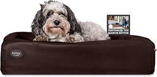 SABRO KUDDE Orthopädisches Hundebett – Martin Rütter – Hochwertiges Kunstleder – Waschbar…