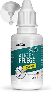AniGo Augentropfen für Hunde und Katzen, Bindehautentzündung, gereizte Augen – – Augenpflege mi…