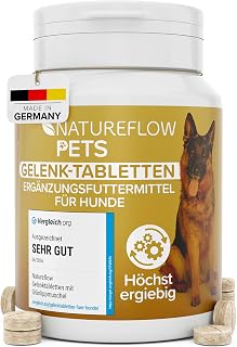 Gelenktabletten Hunde – Test SEHR GUT Made in Germany mit Grünlippmuschel, MSM und Teufelskral…