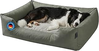 Zedelmaier ergonomisches Hundebett für mittelgroße Hunde L 90×68cm Olivgrün