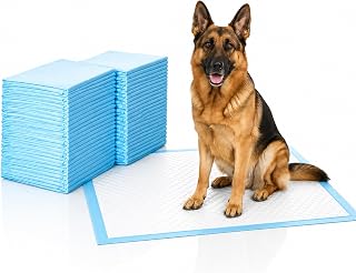 Große Welpenunterlagen 60×60 cm, 80 Stück, 7-Lagige Hochsaugfähige & Auslaufsichere Trainingsp…