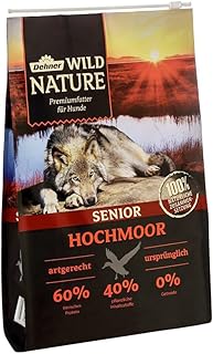 Dehner Wild Nature Hundefutter Hochmoor Senior, Trockenfutter, Ente, 4 kg