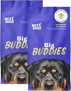 HEY HOLY Premium Trockenfutter für Molosser 100% getreidefrei | 14kg hypoallergenes Hundefutter …