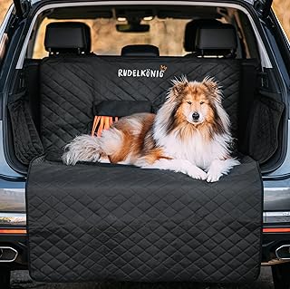 Rudelkönig Kofferraumschutz Hund – Auto Hundedecke mit Ladekantenschutz