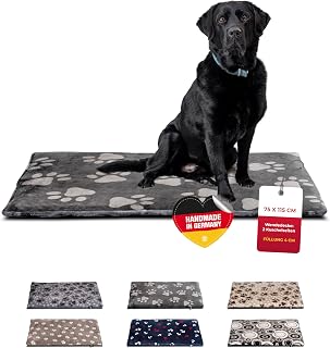 Hundedecke L (75×115 cm) – rutschfest und gemütlich Dank 3 cm Füllung – Perfekt fürs Sofa,…